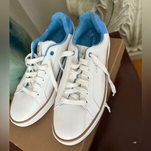 Cole Haan White and Blue Women's Sneakers